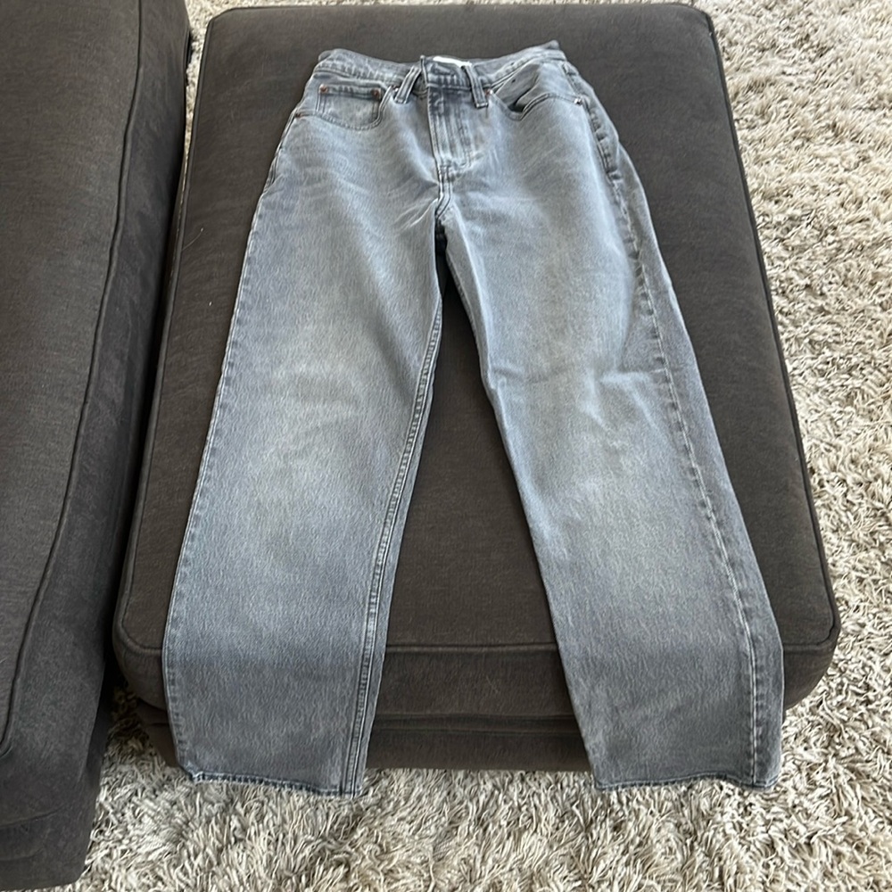 Abercrombie & fitch grey wash jeans size 25 curve love